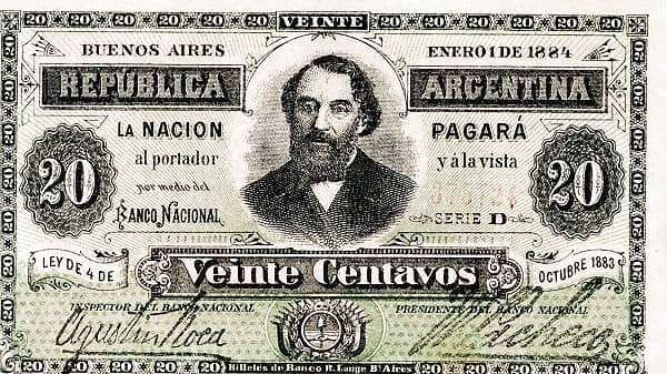 20 Centavos from Argentina