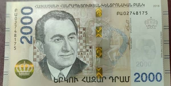 2000 Dram from Armenia