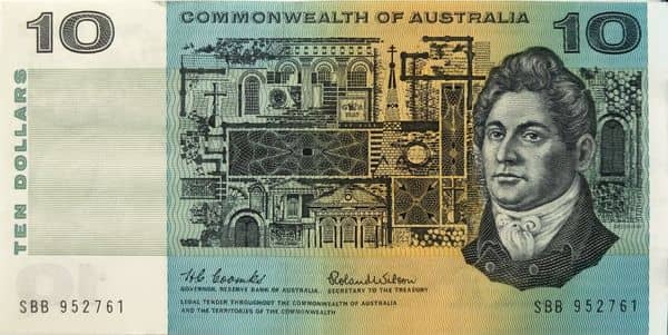 10 Dollars Commonwealth of Australia from Australia