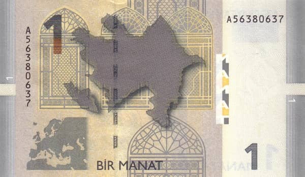 1 Manat from Azerbaijan