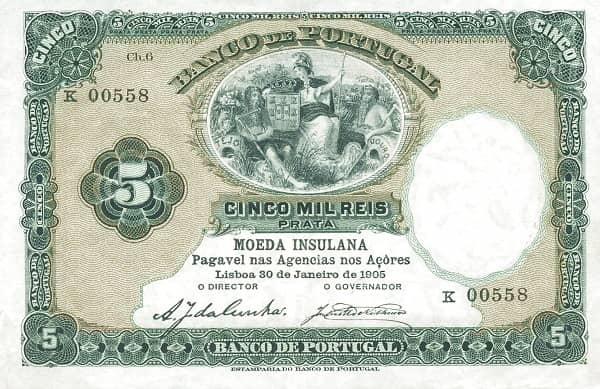 5000 Reis from Azores