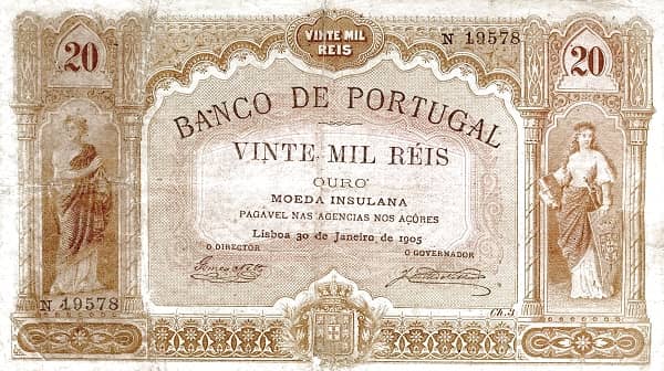 20000 Reis from Azores