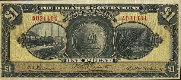 1 Pound from Bahamas