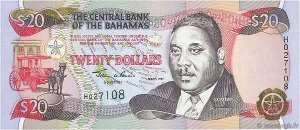20 Dollars from Bahamas