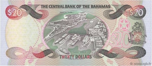 20 Dollars from Bahamas