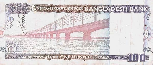 100 Taka from Bangladesh