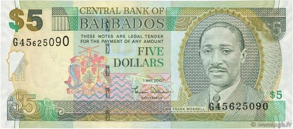 5 Dollars from Barbados