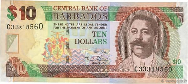 10 Dollars from Barbados