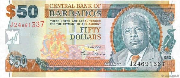 50 Dollars from Barbados