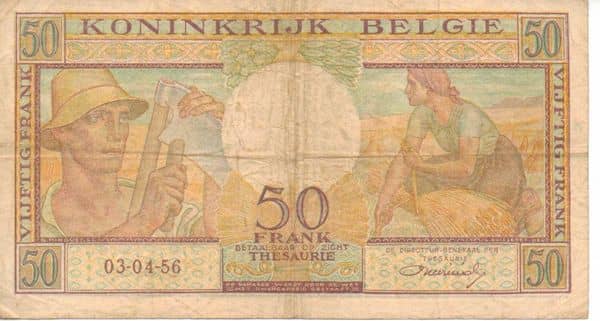 50 Francs from Belgium