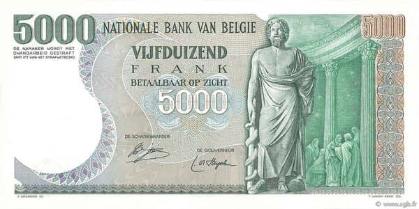 5000 Francs from Belgium