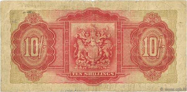 10 Shillings George VI  from Bermuda