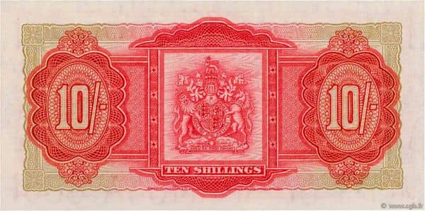10 Shillings Elizabeth II from Bermuda