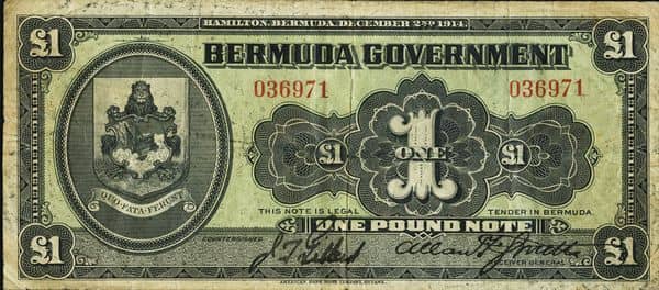 1 Pound from Bermuda