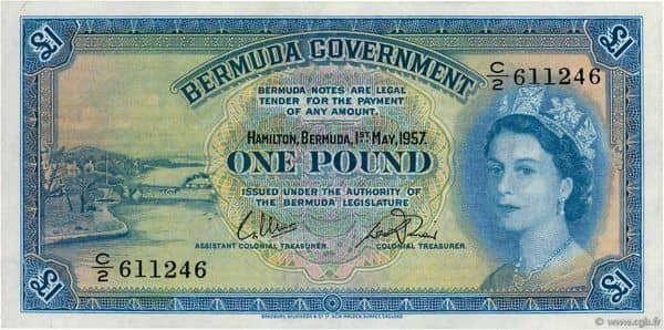 1 Pound Elizabeth II from Bermuda
