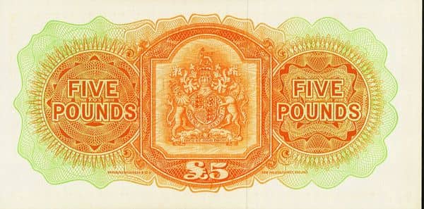 5 Pounds Elizabeth II from Bermuda