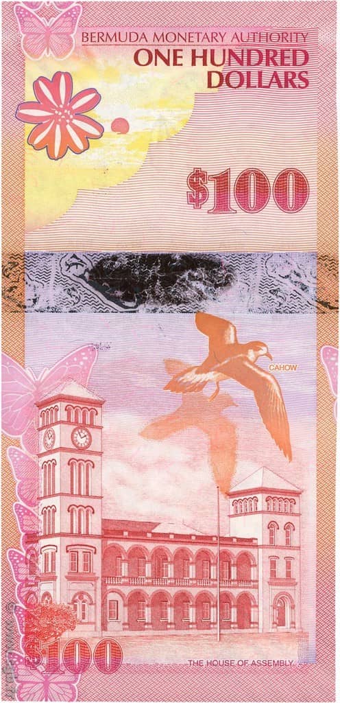 100 Dollars Elizabeth II from Bermuda