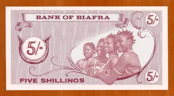 5 Shillings from Biafra