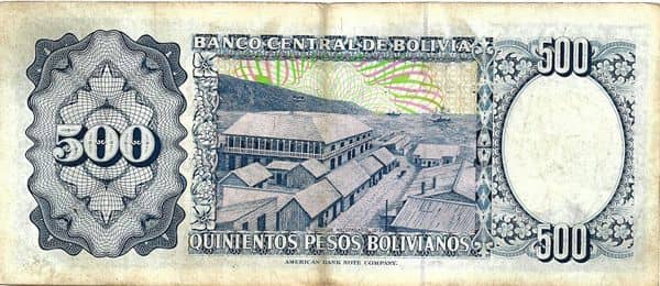 500 Pesos Bolivianos from Bolivia