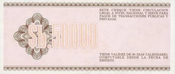50000 Pesos Bolivianos from Bolivia
