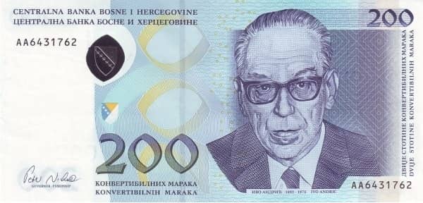200 Konvertibilnih Maraka from Bosnia Herzegovina