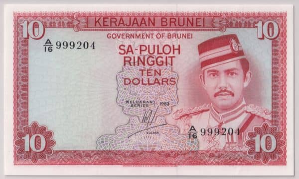 10 Ringgit from Brunei