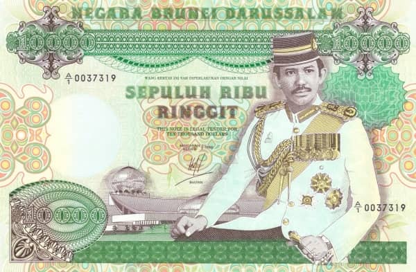 10000 Ringgit from Brunei