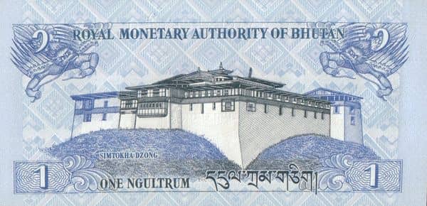 1 Ngultrum from Bhutan