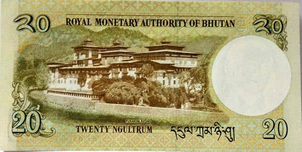 20 Ngultrum from Bhutan