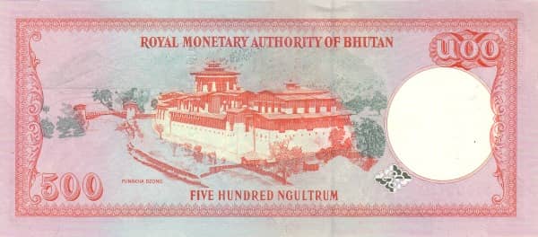 500 Ngultrum from Bhutan