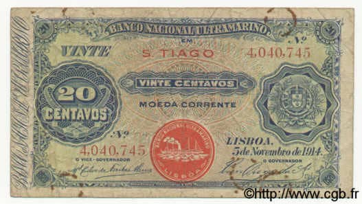 20 Centavos from Cape Verde