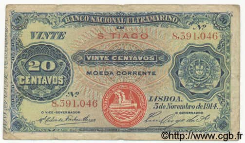 20 Centavos from Cape Verde