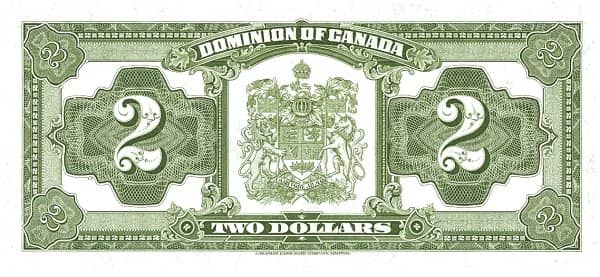 2 Dollars Dominion of Canada from Canada