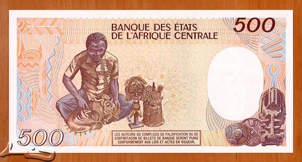 500 Francs from Chad
