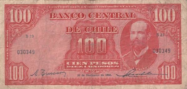 100 Pesos from Chile