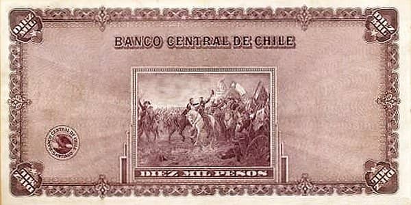 10000 Pesos from Chile