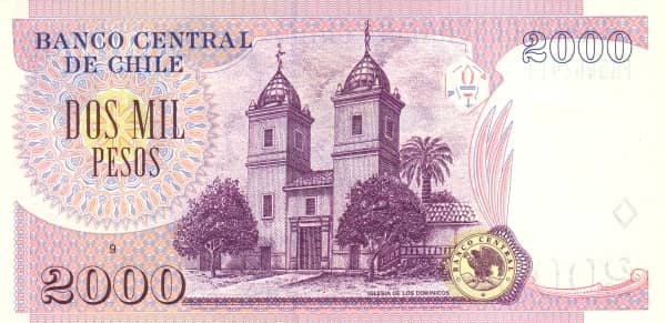 2000 pesos from Chile