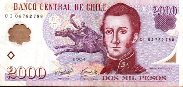2000 Pesos from Chile