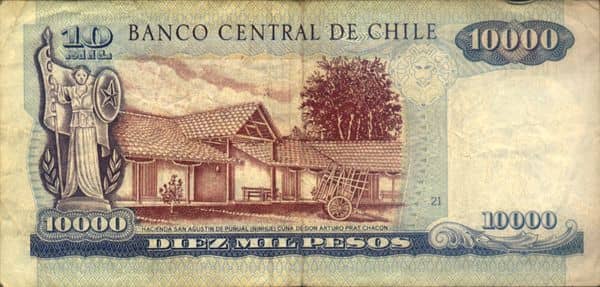 10000 Pesos from Chile