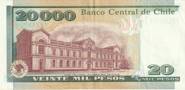 20000 Pesos from Chile
