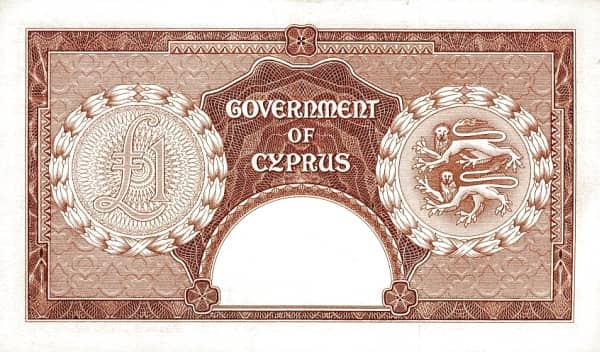 1 Pound from Cyprus
