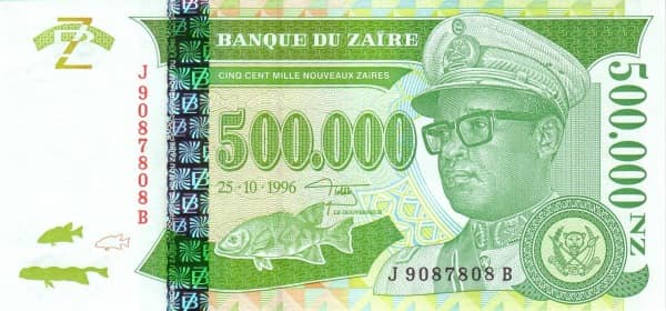 500000 Nouveaux Zaïres from Congo-Rep. Democratic
