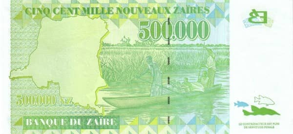 500000 Nouveaux Zaïres from Congo-Rep. Democratic