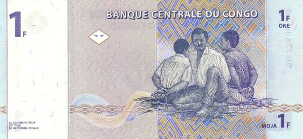 1 Francs from Congo-Rep. Democratic