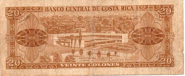20 Colones from Costa Rica