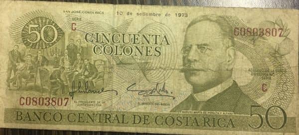 50 Colones from Costa Rica