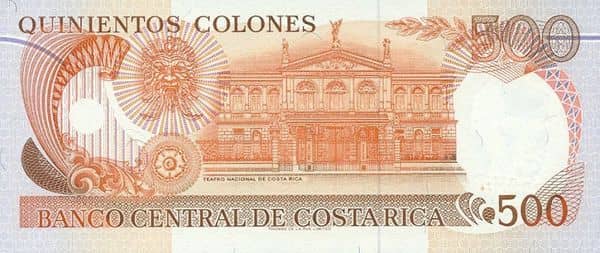 500 Colones from Costa Rica
