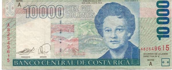 10000 Colones from Costa Rica