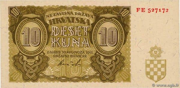 10 Kuna from Croatia