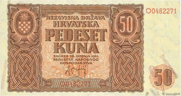 50 Kuna from Croatia
